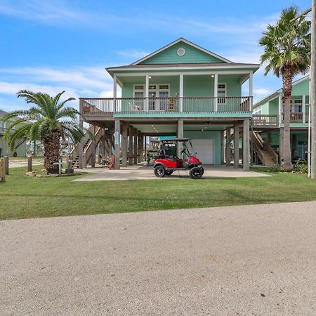 Steps To Beach Golf Cart About Time Beach Retreat Bolivar Peninsula Zewnętrze zdjęcie