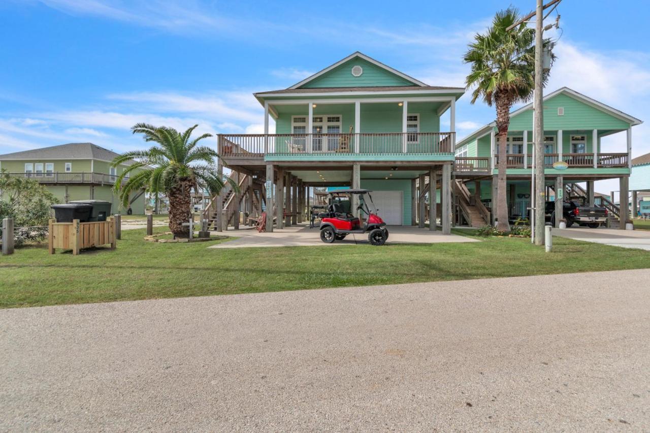 Steps To Beach Golf Cart About Time Beach Retreat Bolivar Peninsula Zewnętrze zdjęcie